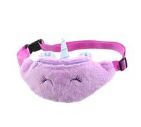 Gatuida Bolsa de Cintura Infantil con Unicornio de Peluche Bandolera para Niñas Bolso Cruzado con Diseño de Dibujos Animados Color