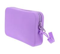 Gatuida Bolsa de Maquillaje y Almacenamiento de Artículos de Tocador de Silicona Rectangular Compacta y Portátil, Resistente al Agua Polvo, Adecuado para Viaje