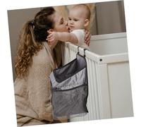 Gatuida Bolsa Organizadora para Pañales Colgante para Cuna Bolsa de Almacenaje para Pañales y Accesorios de Portátil y Compacta para Guardar Juguetes y Ropa Sucia