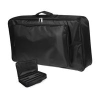 Gatuida Bolsa para Pedalera Guitarra Negra con Cremallera Resistente Maletín Portátil de Nylon para Efectos y Pedales Funda Ligera y Duradera para Músicos