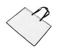 Gatuida Bolsa Transparente para Portfolio Artístico con y Cremallera Organizador y Resistente para Almacenamiento y Transporte Seguro de Pinturas Dibujos y Carteles para Estudiantes y