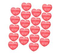Gatuida Bolsas Autosellantes para Joyas en Forma de Corazón Rojo 20 Unidades Bolsas Portátiles Pequeñas para Guardar Collares y Pendientes Embalaje Resellable para Accesorios y