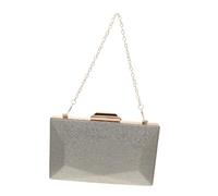 Gatuida Bolso de Noche de Satén Degradado para Mujer Bolso de Mano Elegante con Diseño Geométrico Bandolera Única para Fiestas y Cenas Capacidad Media para Smartphone y Cosméticos