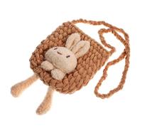 Gatuida Bolso Niña Años con Conejo De Poliéster Bolso Pequeño Bandolera para Niñas Monedero Kawaii para Viajes y Regalo Bolsito Divertido para Cambio y Tarjetas