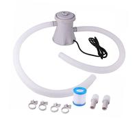 Gatuida Bomba Eléctrica de Filtro para Piscina Bomba de Circulación Vertical Filtro de Plástico Fácil Limpieza para Piscinas Familiares Compatible