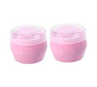 Gatuida Borlas De Polvo De Felpa Para Bebés 2 Unidades Tamaño Mediano Mango Ergonómico Aplicación Suave Para Piel Sensible Cuidado Diario Infantil Después Del Baño