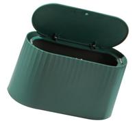 Gatuida Bote de Basura de Escritorio Compacto con Tapa Presionable Papelera Pequeña para Oficina y Cocina para Residuos Pequeños y Desechos de Escritorio