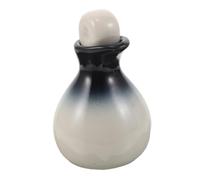 Gatuida Botella Cerámica para Aceites Esenciales con Tapa Difusor y Dispensador Hermético Frasco Pequeño para Perfumes y Aromaterapia Salones de Envase Duradero y Versátil