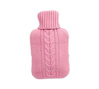 Gatuida Botella De Agua Caliente Cubierta De Punto Botella De Agua Caliente De Goma Almohadilla Térmica Para Las Manos Botellas De Agua Caliente Rosa Perder Bolsa De Agua Cuerpo