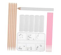 Gatuida Brocas Para Hacer Tú Mismo Kit De Gemas De Imitación Con Base Plana Gemas Transparentes Brillantes Para Decorar Dientes Kit De Iniciación De Joyería