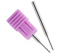 Gatuida Brocas para Uñas de Tungsteno 2 Piezas Herramienta para Perforación Precisa Compatible Taladros Manuales Uso Profesional y Doméstico para Manicura y Pedicura
