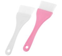 Gatuida Brochas para Maquillaje Corporal Grandes 2 Piezas Cepillo Corporal Seco Pincel Suave para Mascarilla Facial en Tonos Claros y Rosa para Aplicación Uniforme y DIY Belleza