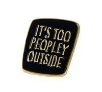 Gatuida Broche Creativo de Aleación Unisex Pecho, Insignia Esmaltada en Tonos Claros y Negros, Accesorio de Moda para Ropa, Adecuado para Fiestas y Uso Diario, Diseño Color Aleatorio