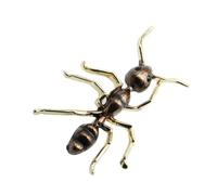 Gatuida Broche de Aleación Diseño de Hormiga Original, Accesorio de Ropa para Mujer, Insignia Decorativa para Abrigos y Bolsos, Color Negro, Tamaño Pequeño, Estilo Creativo para Uso