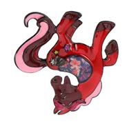 Gatuida Broche de Caballo Rojo Pequeño de Aleación Antialérgica para Solapa y Bufanda, Joyas Ecuestres del Zodíaco Chino 2026, Accesorio Vintage para Fiesta y Decoración de Ropa Mujer