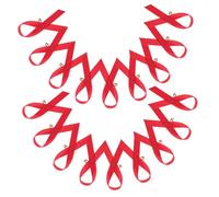 Gatuida Broche De Solapa Cinta Roja 200 Unidades Metal Dorado Para Mujer Eventos Benéficos Conciencia Vih/sida Activismo Social