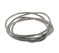 Gatuida Cables Conductores para Guitarra Eléctricos Malla Metálica Encerada de 0,5 M, Cableado Interno de Alta Fidelidad para Pastillas y Potenciómetros, Componentes para Arnés