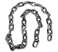 Gatuida Cadenas de plástico para Halloween - Accesorios de Disfraz: eslabones de Cadena Grises Falsos para decoración de Casas embrujadas, Fiestas temáticas de prisioneros y Accesorios de Terror.