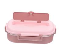 Gatuida Caja Bento De Acero Inoxidable Fiambrera Compartimentos Recipiente Isotérmico Para Alimentos Fiambrera Térmica Portátil Trabajo