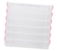 Gatuida Caja de Almacenamiento de Pinceles Organizador Multifuncional Estuche Portátil para Lápices de Uso Diario Transparente para Dibujo y Pintura
