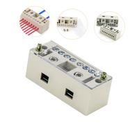 Gatuida Caja de Conexiones para Hogar Bloque Terminal de Línea de Entradas y Divisor de Cables Compacto con Alta Conductividad y Aislamiento Seguro Resistente y Fácil de Usar