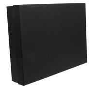 Gatuida Caja de Embalaje Rectangular Negra para Regalos Caja Plana de Almacenamiento para Camisas Uso Versátil para Fiestas y Envoltorio Navideño