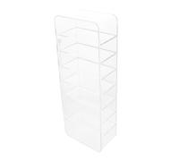 Gatuida Caja De Exhibición Transparente para Modelos De Autos: Organizador De Almacenamiento De Autos De Juguete A Escala 1:64 con 8 Rejillas - Vitrina para Coleccionables - Estante De