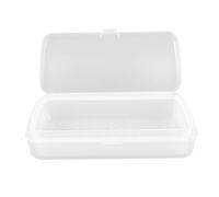 Gatuida Caja de Herramientas para Uñas con Doble Capa y Separador Extraíble Organizador Transparente para Manicura Profesional y Limpieza Salones de