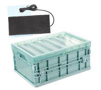 Gatuida Caja de Incubación con Calefacción para Loros, Incubadora de Plástico Reutilizable Pequeña, con Almohadilla Térmica para Cría de Aves, Adecuado para Crías y Cachorros en Casa