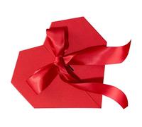 Gatuida Caja de Obsequio Corazón Rojo para Bodas Contenedor de Almacenamiento Ligero E Hipoalergénico para Dulces y Flores Caja Portátil para Regalos y Organización Doméstica