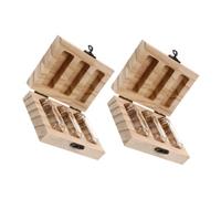 Gatuida Caja de Recuerdo para Frascos para Pelo y Cordón Umbilical Caja de Madera Protectora para Primeros Cabellos y Dientes Diseño Elegante y Funcional para Conservar Recuerdos