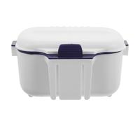 Gatuida Caja isotérmica de Doble Compartimento para Guardar cebos - Soporte de plástico para señuelos de Gusanos Rojos e Insectos - Estuche de Viaje para Aficionados a la Pesca