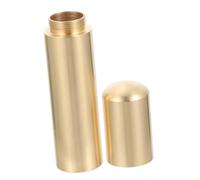 Gatuida Caja para Llevar Cerillas de Latón Pequeño, Resistente al Agua Golpes, Contenedor Portátil de Supervivencia, Adecuado para Camping y Actividades al Aire Libre