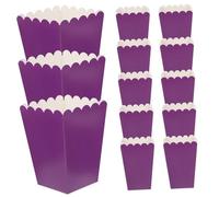 Gatuida Cajas de 250g de Cartón Blanco para Palomitas de Maíz 50 Elegantes y Sencillas Resistentes Grasa para Fiestas y Repostería DIY