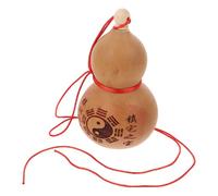 Gatuida Calabaza Natural de Feng Shui con Tapón de Corcho Decoración Antigua para Cocina y Vino Accesorio Ligero y Compacto para Almacenar Bebidas Regalo para Amantes del Vino y Hogar