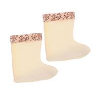 Gatuida Calcetines Aislantes para Botas de Lluvia Mujer Forro Interior de Algodón Grueso y Forrado Talla 37 Calcetines Hunter Altos Impermeables para Invierno y Días Lluviosos