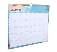 Gatuida Calendario de Pared 2026-2027 de 18 Meses Planificador Mensual Vertical Días Festivos Multinacionales Papel Resistente Decoloración para Oficina y Hogar Amplio Espacio para