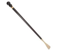 Gatuida Calzador De Zapatos De Madera De Caoba Para Hogar Mango Ergonómico Para Adultos y Calzador Para Botas Deportivos y Sandalias Alivio De Dolor De Espalda y Rodillas