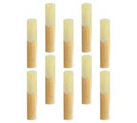 Gatuida Cañas de Saxofón Alto 2.5 para Saxo, 10 Piezas de Repuesto para Instrumentos Musicales, Tamaño Pequeño y Liviano, Accesorio Práctico para Músicos Principiantes y Profesionales