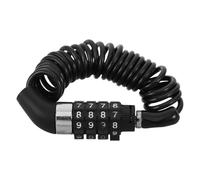 Gatuida Candado de Cable para Casco de Bicicleta con Combinación de 4 Dígitos, Candado Telescópico Antirrobo de Acero Resistente, Portátil y Ligero, Seguro para Manillar y Uso