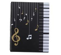 Gatuida Carpeta de A4 20 Hojas Transparentes Organizador Duradero para Partituras y Musicales para Estudiantes y Profesionales