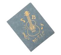 Gatuida carpeta de carpeta de partituras Binder de partitura de de guitarra carpetas de partituras titular titular página de atriles PU