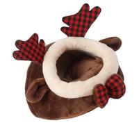 Gatuida Casa Cálida para Hámster XL Nido Suave de Franela para Mascotas Pequeñas Cama de Invierno Antideslizante y Transpirable Refugio Cómodo y Protector para Conejos y Roedores