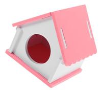 Gatuida Casas para Hámsteres y Coyotes Escondites para Hámsteres Delicados De Plástico Tamaño Mediano Casa para Hámster Doméstica Rosa Refugio para Pequeños Roedores y Mascotas