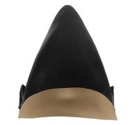 Gatuida Casco De Extraterrestre Calvo Negro De Látex Cómodo y Elástico Para Disfraz De Halloween Cosplay De Ciencia Ficción Accesorios De Maquillaje Para Actuaciones