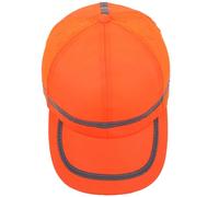 Gatuida Casco de Seguridad Reflectante con Visera y Protección Solar Resistente y Transpirable para Trabajos Industriales y Construcción con Tiras Reflectantes para Mayor Visibilidad y