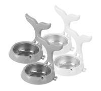 Gatuida Cenicero Adhesivo de Pared para Baño 4 Piezas Acero Inoxidable Plegable Resistente al Viento Almacenamiento Higiénico para Hogar y Oficina