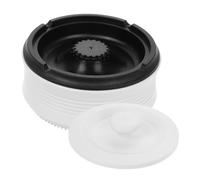 Gatuida Cenicero Inteligente Eléctrico Color Marfil Recargable Purificador De Aire para Hogar Oficina y Coche Uso Versátil Gran Capacidad Almacenamiento Automático