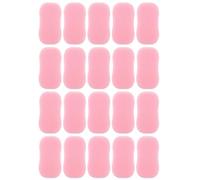 Gatuida Cepillo de Esponja para Peluquería 20 Unidades Rosa para Limpieza de Cabello Suelto y Barba Herramienta para Barbería y Salón de Belleza
