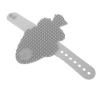 Gatuida Cepillo Masajeador para Gatos con Forma de Pez, Rascador para Patas de Mesa Auxiliar, Cepillo Cuidado de Mascotas de Interior, Accesorio Gris para Gatos de Pelo Largo y